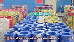 शुद्ध तांबा कारखाने से आयोजित घरेलू विद्युत केबल के तार