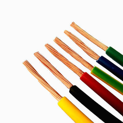 खरीदें अनुकूलित लंबाई पीवीसी लेपित तांबा तार लौ retardant BVR घर के लिए तार online manufacture