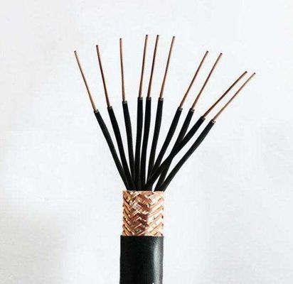 खरीदें काली शीथ नियंत्रण लचीला ढाला केबल तांबा कोर गर्मी प्रतिरोधी online manufacture