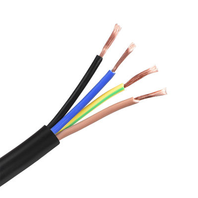 पीवीसी लचीला रॉयल कॉर्ड पावर केबल इलेक्ट्रिक वायर केबल 2 3 4 5 कोर 2.5mm2 4mm2 6mm2