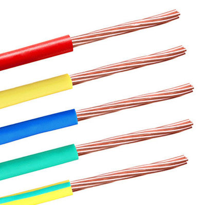सिंगल कोर पीवीसी अछूता केबल तार भवन/निर्माण के लिए नामित वोल्टेज 450V/750V