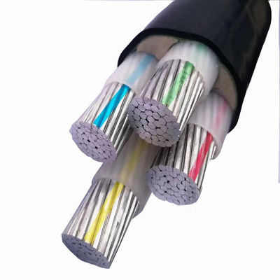 पीवीसी अछूता 4 कोर बख्तरबंद पावर केबल 2.5mm 10mm 25mm 50mm 150mm 185mm 240mm 300mm