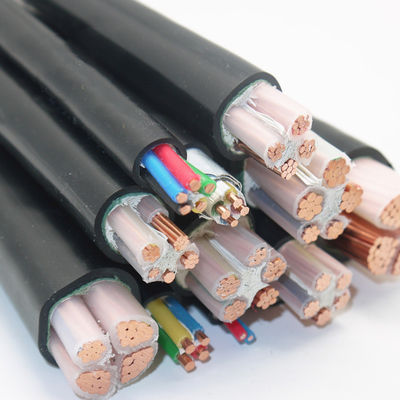 भूमिगत बिजली केबल NYY 5X6mm 0.6/1 KV पीवीसी इन्सुलेशन और तांबा कंडक्टर के साथ
