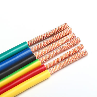 6mm AWG 6 सिंगल कोर बिल्डिंग पीवीसी पावर केबल कॉपर आइसोलेटेड नंगे प्रकार