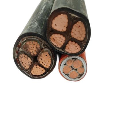 स्टील टेप बख्तरबंद 0.6/1kv NYY/N2XY कॉपर कंडक्टर 25mm2 पीवीसी अछूता पावर केबल