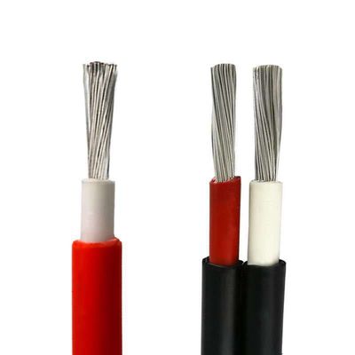 ज्वाला retardant पीवी सौर केबल मौसम प्रतिरोध 2 कोर 4mm2 सौर पैनलों के लिए
