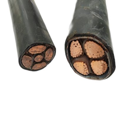 पीवीसी जैकेट NYY 4x25mm2 XLPE इन्सुलेशन कॉपर कंडक्टर पावर केबल कम 12V वोल्टेज के लिए
