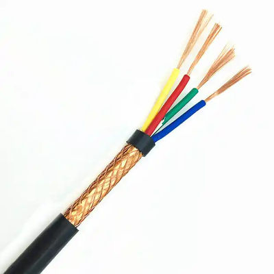 0.75mm2 300V RVVP 4 कोर शील्ड केबल पॉलीइथिलीन इन्सुलेशन के साथ सुरक्षित